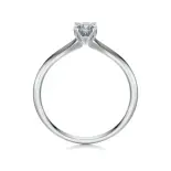 Pierścionek z białego złota z diamentem AJPZ_114